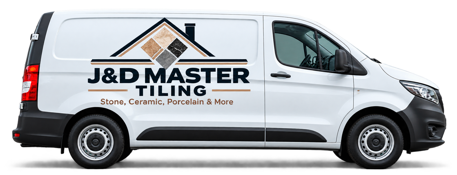 J&D Master Tiling service van